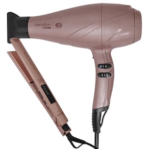 Kit Secador Keration e Prancha Led Keration Pro Bivolt