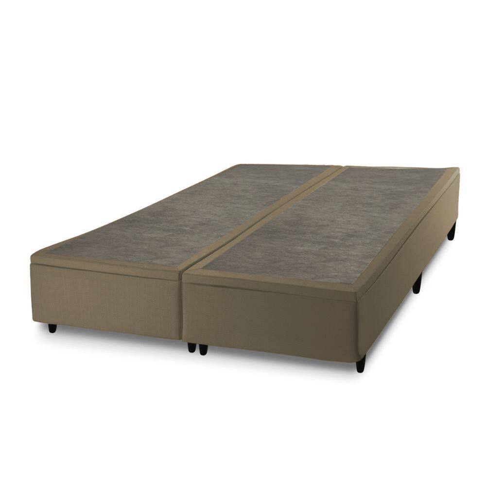 Base Box Baú Queen Size Prince Sued 0,79X1,97X0,41