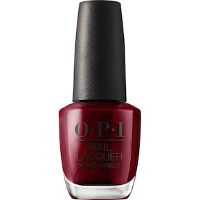Esmalte de unhas OPI Eu não sou realmente uma garçonete Dark Red Pearl
