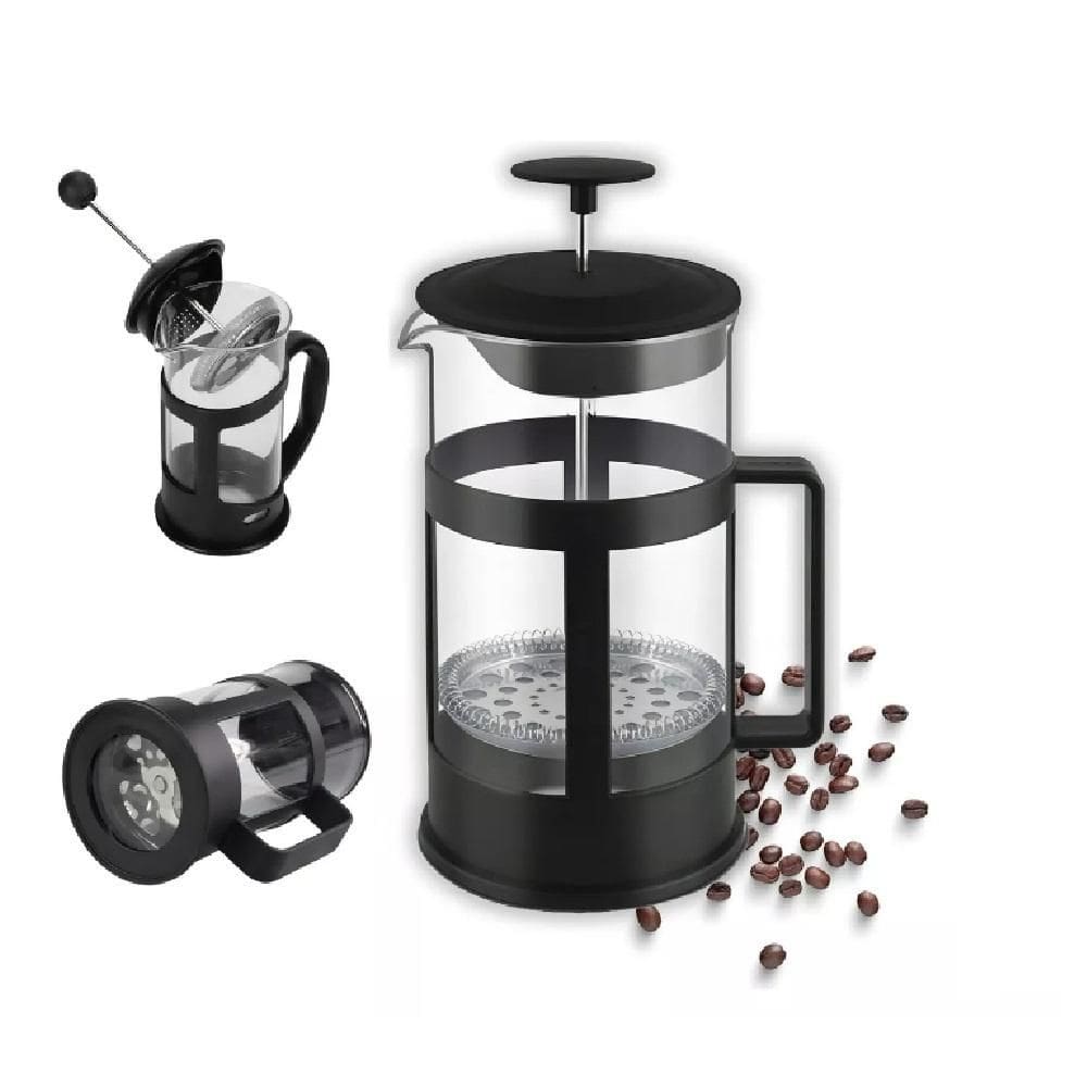 Cafeteira Francesa Prensa Chaleira Vidro 300Ml Cremeira Cafe Cha Capuccino Bule