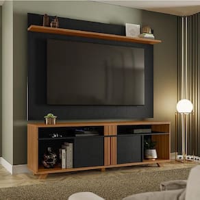 Rack Bancada Com Painel Para Tv Até 70 Polegadas 1,80M