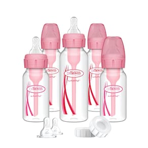 Conjunto de mamadeiras Dr. Brown`s Options Pink 250ml/120ml
