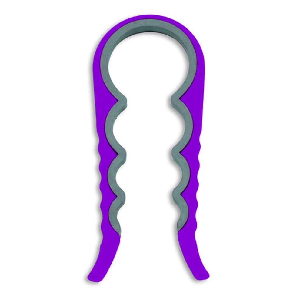Abridor Multifuncional De Tampas Em Plástico e Silicone 6136 - Roxo
