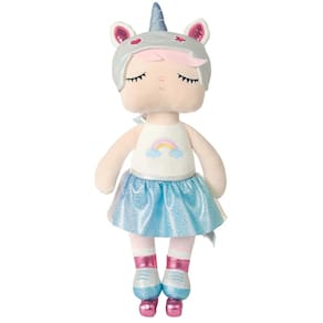 Boneca Metoo Angela Patinadora Unicórnio 33cm Colorida