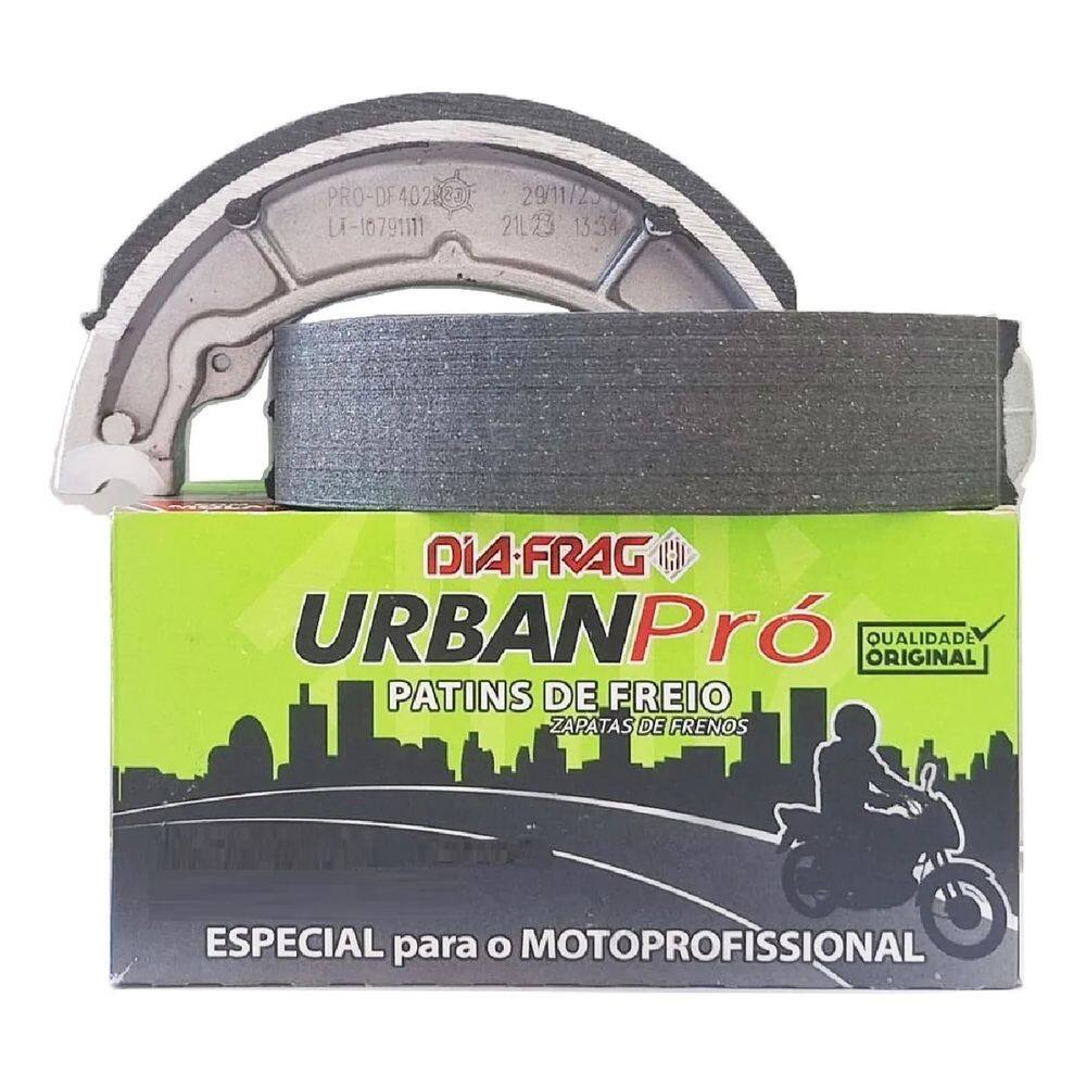 Patim Lona De Freio Traseiro Diafrag Urban Pro Biz 100 Nxr 150 Shineray POP BIS 125 Pop 100 Crf 230 Bros DIAFRAG