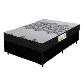 Colchão De Espuma D33 Firme Casal 1,38m 22cm Duo Box Preto