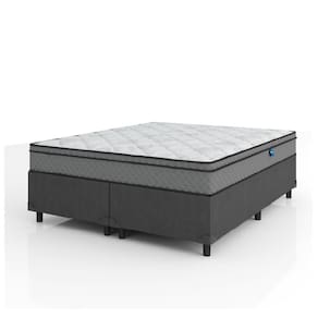 Cama Box Casal Queen Colchão Molas Ensacadas 158x198x62cm