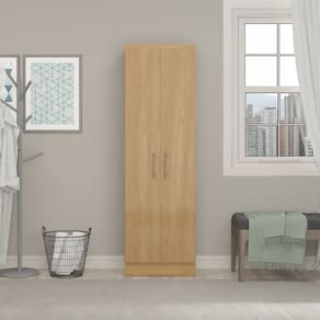 Armário Multiuso Organizador com 2 Portas 52x170cm Carvalho