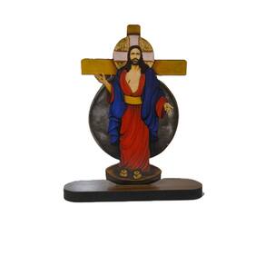 Adorno Pedestal de Jesus das Santas Chagas 9cm