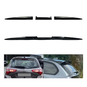 Spoiler Traseiro Universal Sedan Hacth Suv PretoMetálicoGM