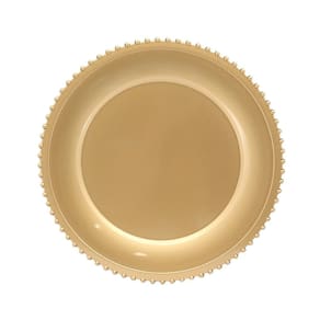 Sousplat em Plástico Yangzi Decor Dourado 33cm