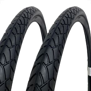 Par Pneu Bicicleta Shiver tipo praieiro Rider Aro 26 X 1.95 Balão Bike Urbana Caloi Monark Beach