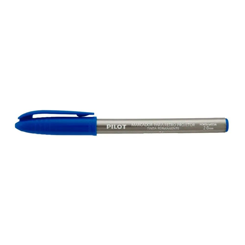 Marcador Permanente Retroprojetor 2.0 Azul - Pilot