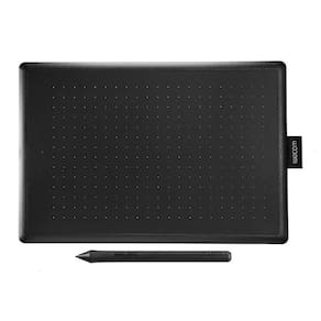 Mesa Digitalizadora One By Wacom, CTL672, Média, Preto e Vermelho