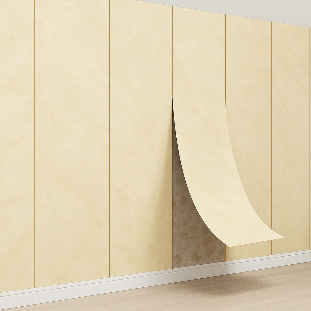 Kit 2 Placa Rolo Adesiva Mármore Painel 3d Parede 200x60cm