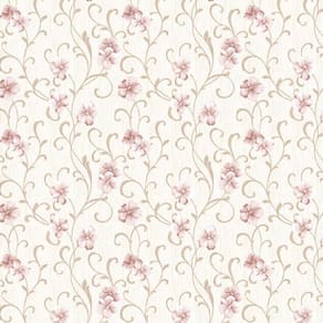 Papel De Parede Floral Flores Textura Adesivo Quarto Sala