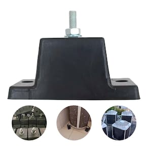 Kit 4 Calços de Borracha Antivibração para Condensadora de Ar-Condicionado Split Compatível com Diversas Marcas
