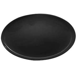 Jogo 6 Pratos de Vidro Opalino Black Friends Time Pizza 32cm Lyor