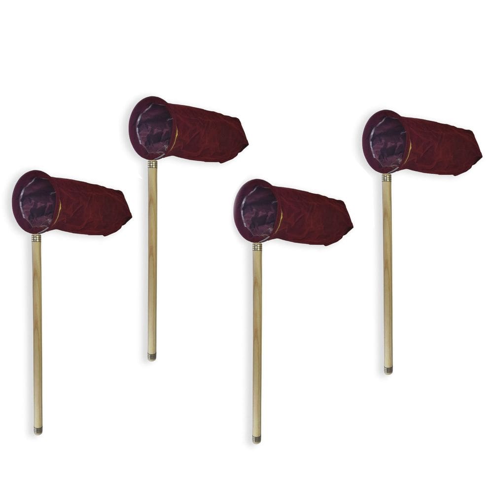 Kit Com 4 Salvas Para Coleta De Dízimos E Ofertas Vinho