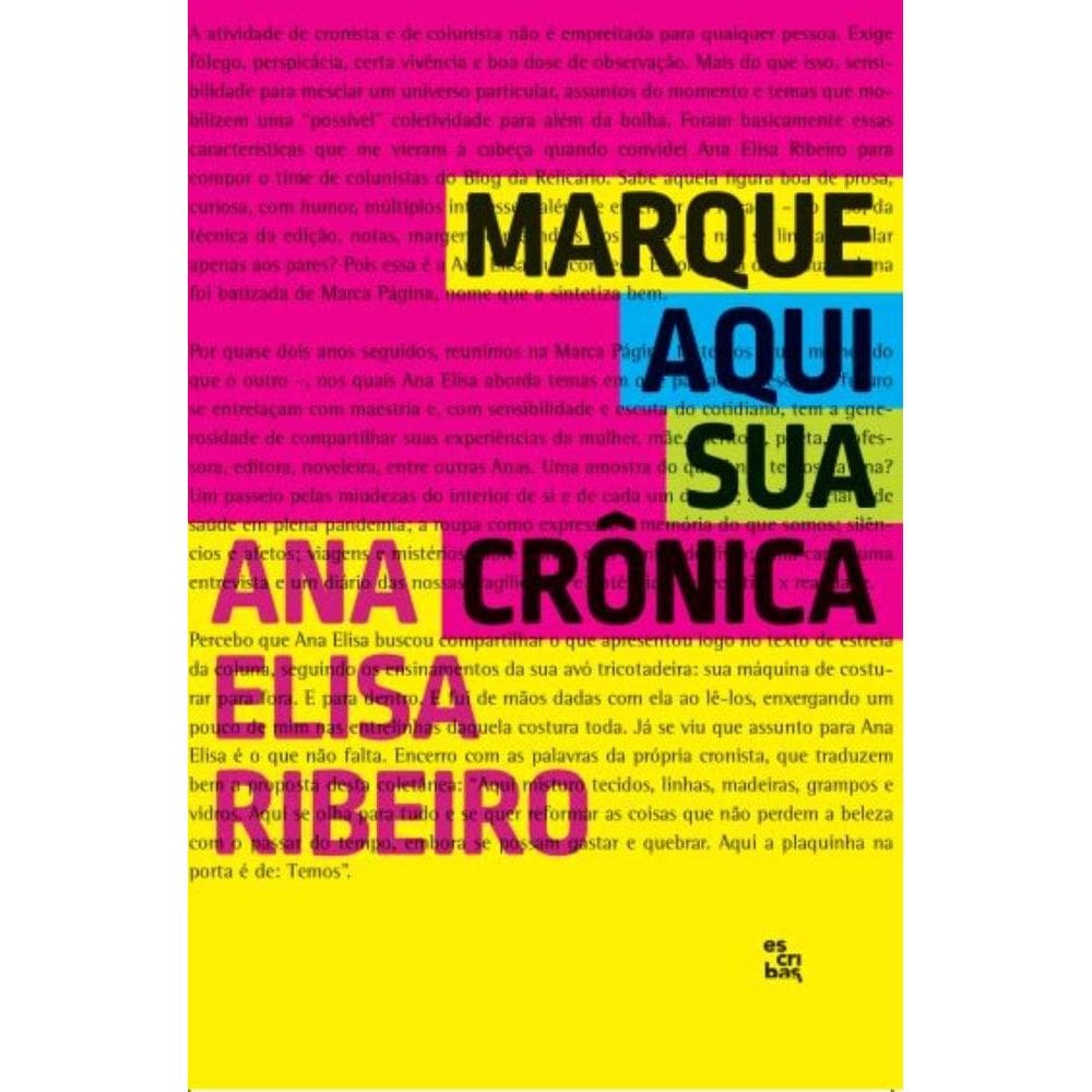 Marque aqui sua crônica