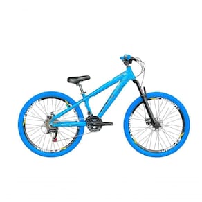 Bicicleta Aro 26 Gta Rebel Azul Câmbios Shimano Com Pneu Azul