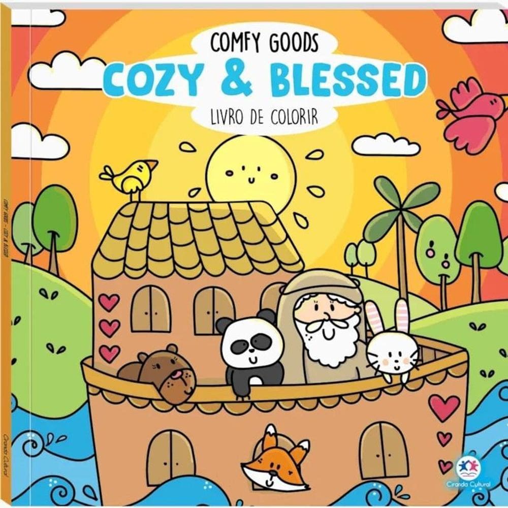 Livro De Colorir - Comfy Goods - Cozy And Blessed - Ciranda