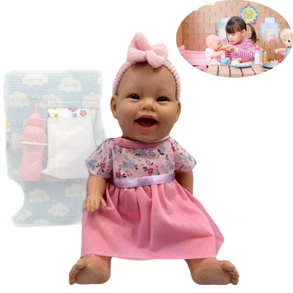 Brinquedo Boneca Titi Papinha Criança Ideal Presente