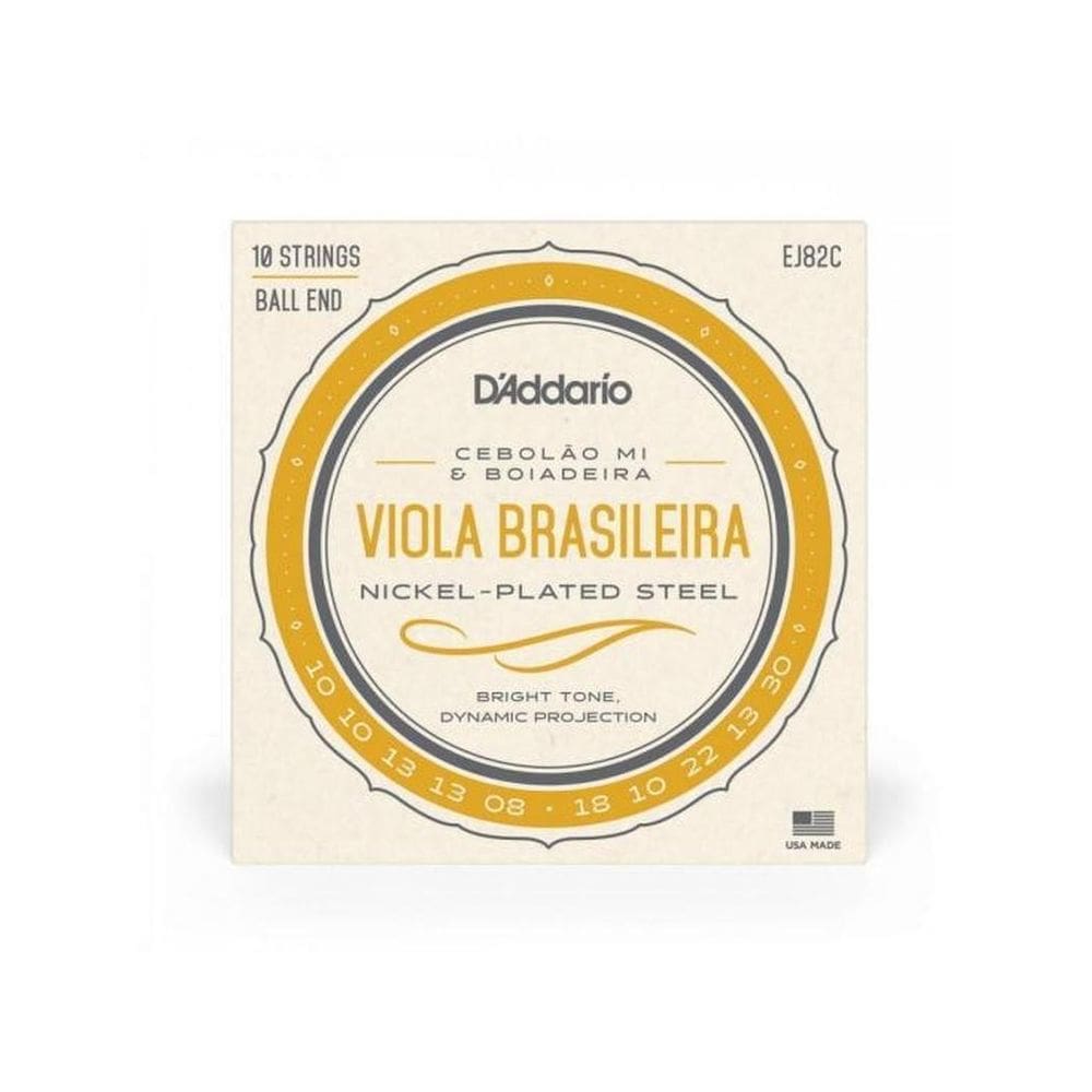 Encordoamento Para Viola Brasileira Cebolão Mi/Boiadeira