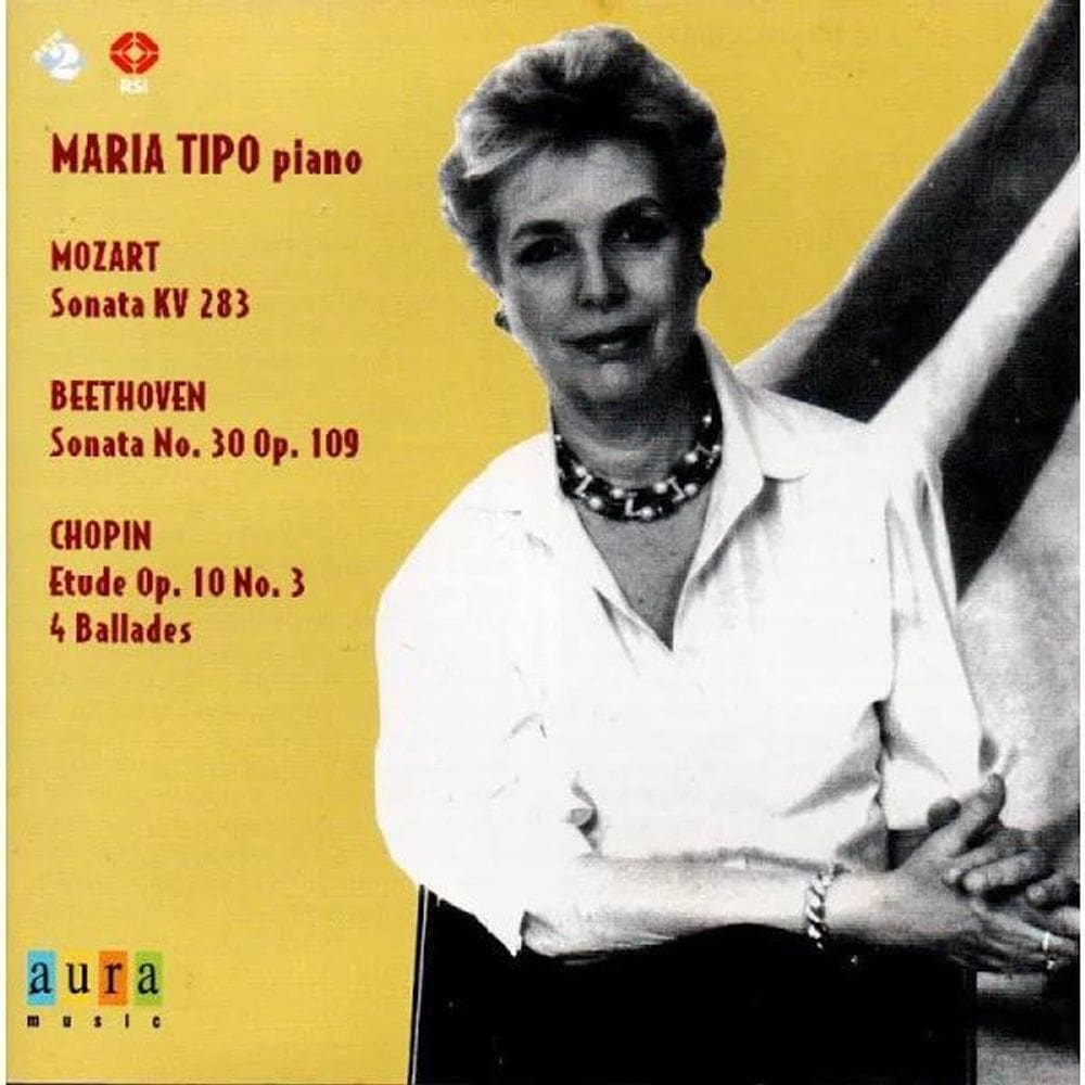 Maria Tipo - Mozart,Beethoven,Chopin - Colecionador - Cd