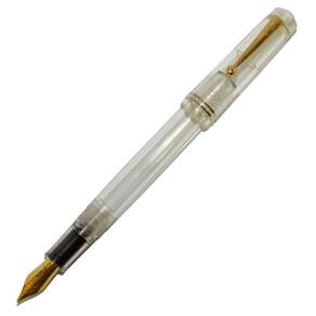 Caneta Tinteiro Click Aristocrat Flex Gold Transparente