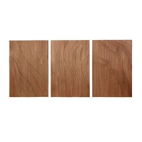 Quadro Em Madeira 18912 Kit C/3Pçs 70X 50X2,5Cm Mart