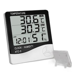 Higrômetro Digital Para Medir Temperatura E Umidade