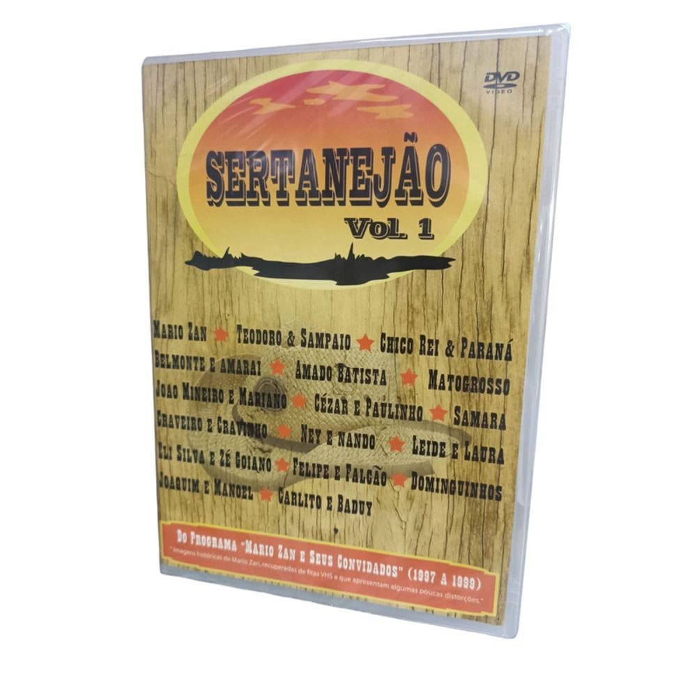 Dvd Sertanejão Vol1 Do Programa Mario Zan E Seus Convidados