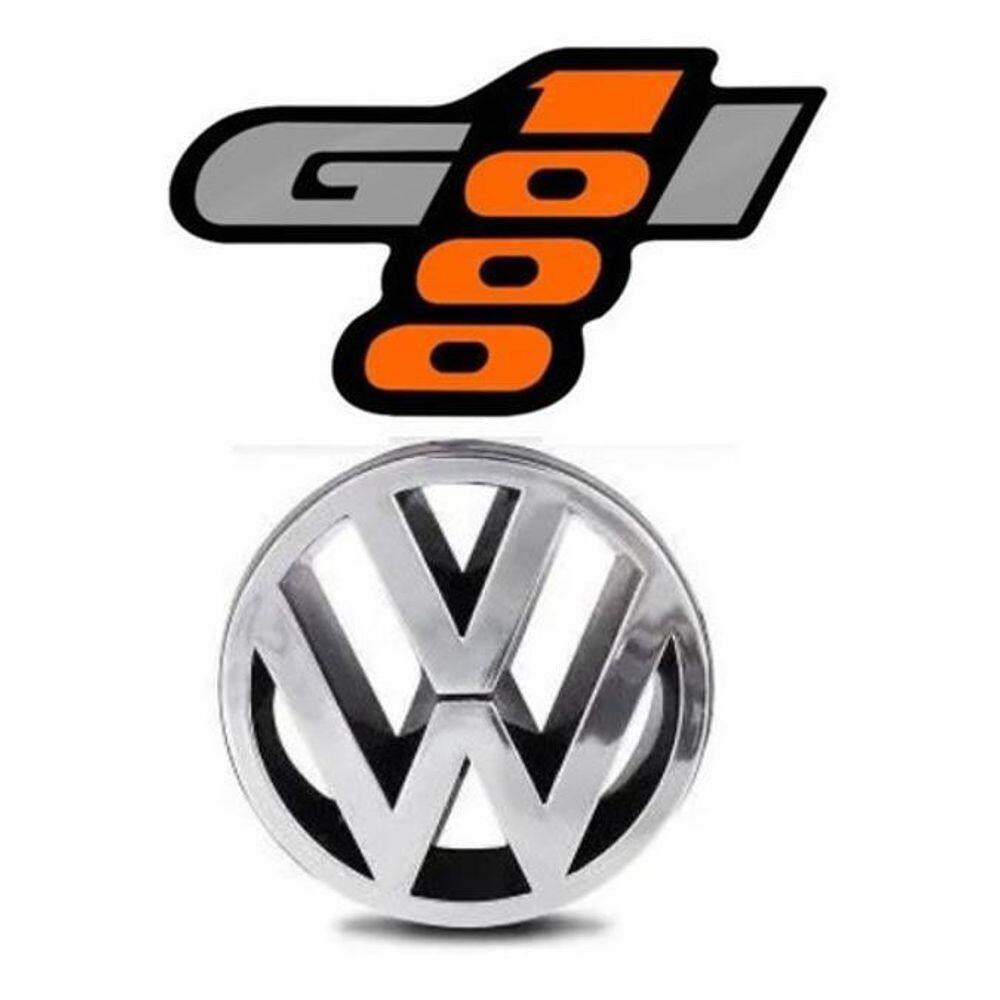 Adesivo Gol 1000 + Vw Da Grade - Bola G2 - 1995 À 1999