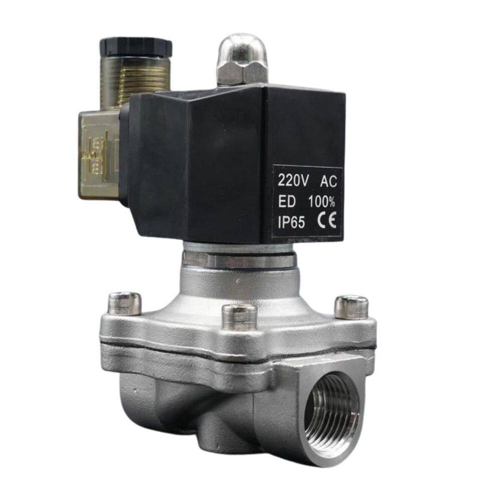 Válvula Solenoide Inox 304 1/2 Bsp Normal Fechada