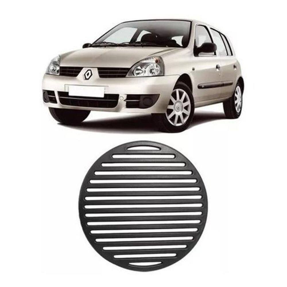 Tela Alto-Falante Porta Dianteira - Clio 00/02 -Cinza-Escuro