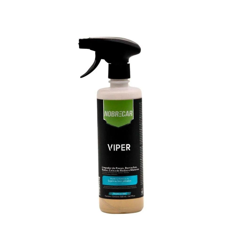 Limpador De Pneus Borrachas E Motor Viper 500Ml Nobrecar