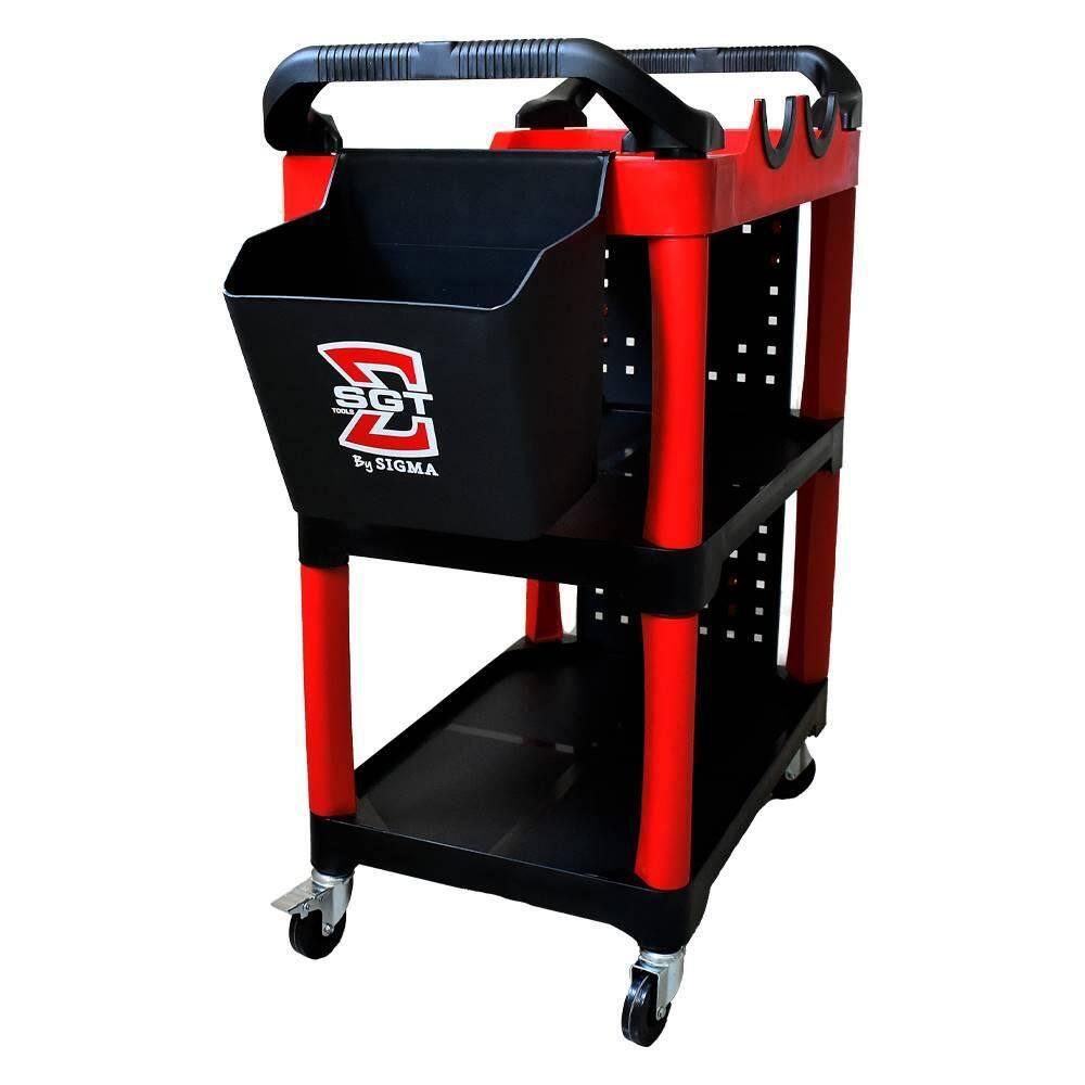 Carrinho Para Detalhamento Automotivo Red E Shine Sigma