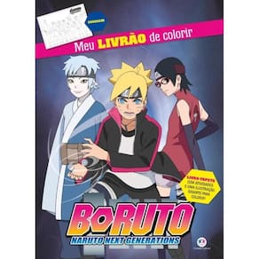Meu Livrão De Colorir - Boruto - Editora Ciranda Cultural