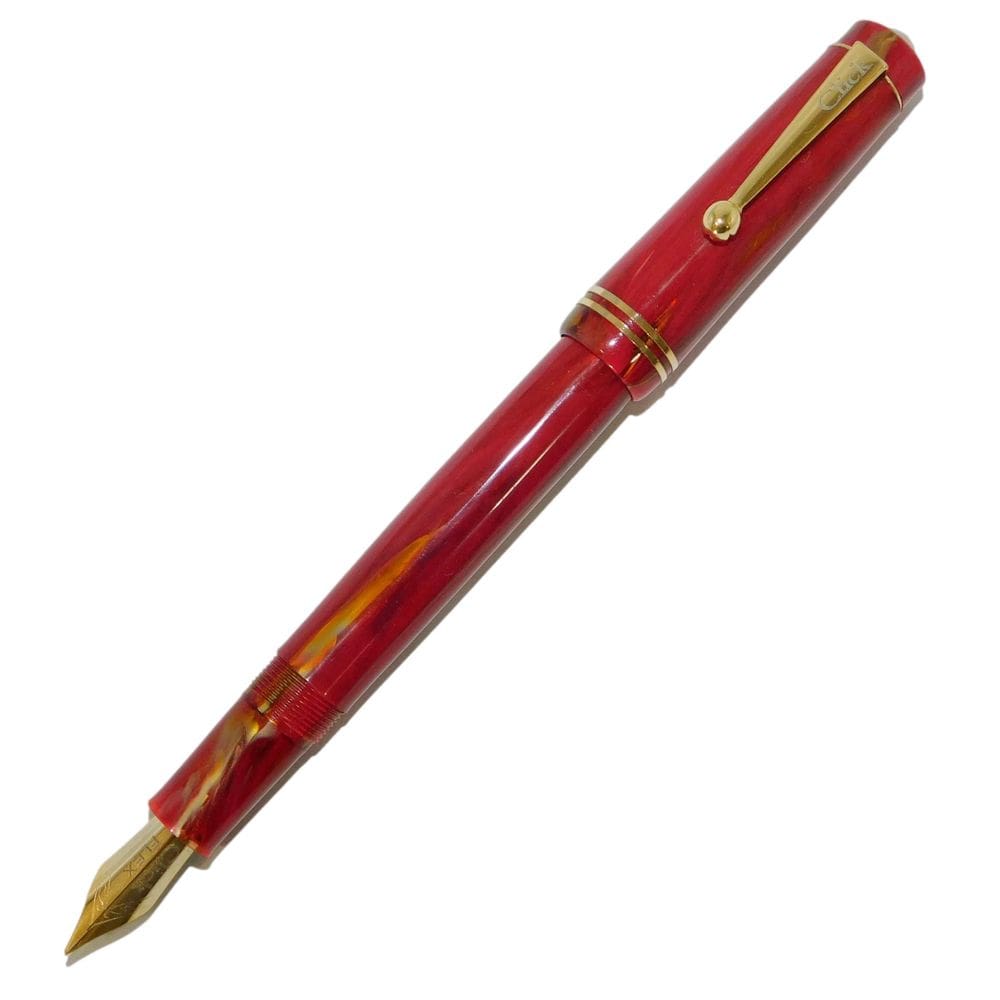 Caneta Tinteiro Click Aristocrat Marble Flex Vermelha