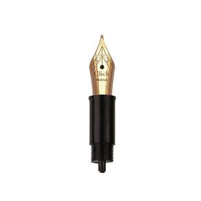 Pena Avulsa Caneta Tinteiro Click No 35 Aço Dourado Média