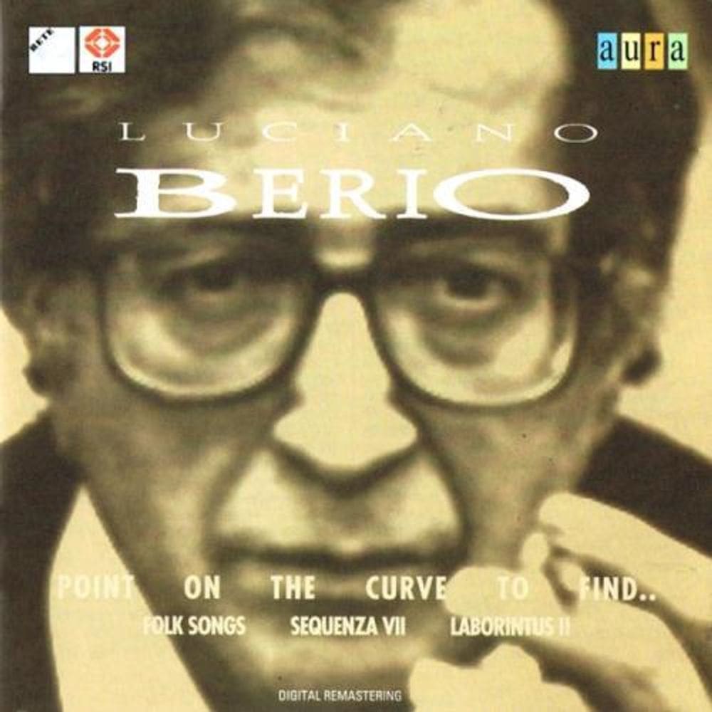 Luciano Berio - Point On The Curve To Find Colecionador Cd