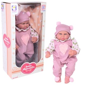 Boneca Baby Moments Reborn Menina 2846 - Cotiplás