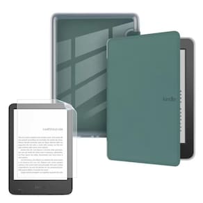 Capinha Acrílico Para Kindle Paperwhite 12 Sa568B + Película