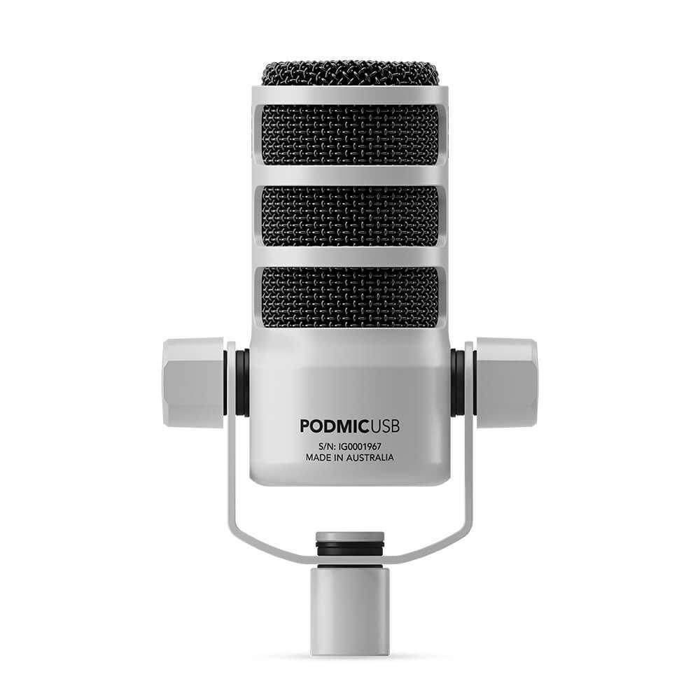 Microfone Mesa Rode Podmic Saída Usb/Xlr Podcast Branco