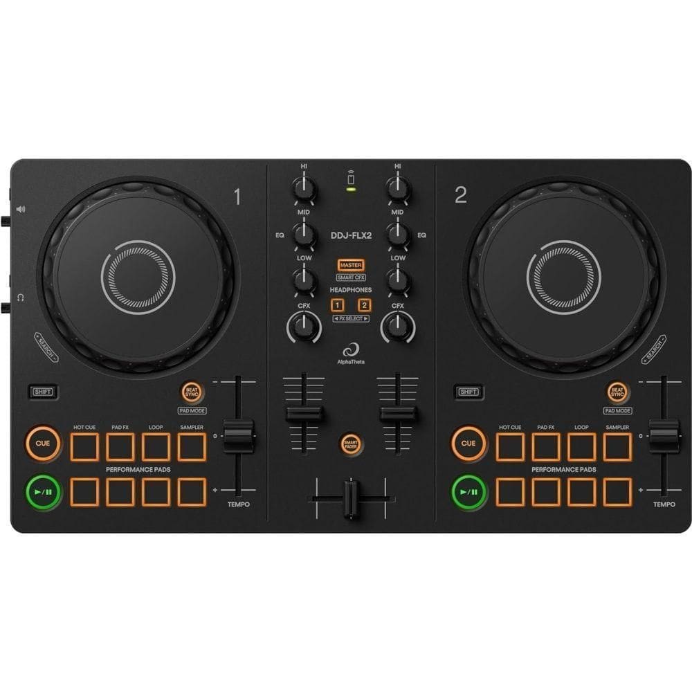 Pioneer Ddj Controladora Flx 2 Canais Sistema De Dj Bivolt