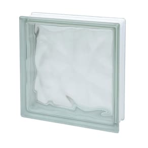 Bloco De Vidro Ondulado 30X30X10Cm Wave - Construmarcas
