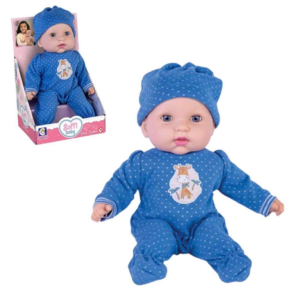 Boneca Soffi Baby Bons Sonhos Menino 2836 - Cotiplás