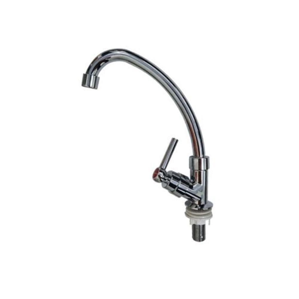 Torneira Cozinha Sorte C60 Mesa Bancada Abscromada 1/4 Volta