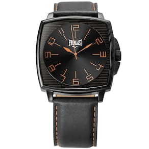 Relógio Masculino Everlast Preto À Prova D`Água 100 M E209
